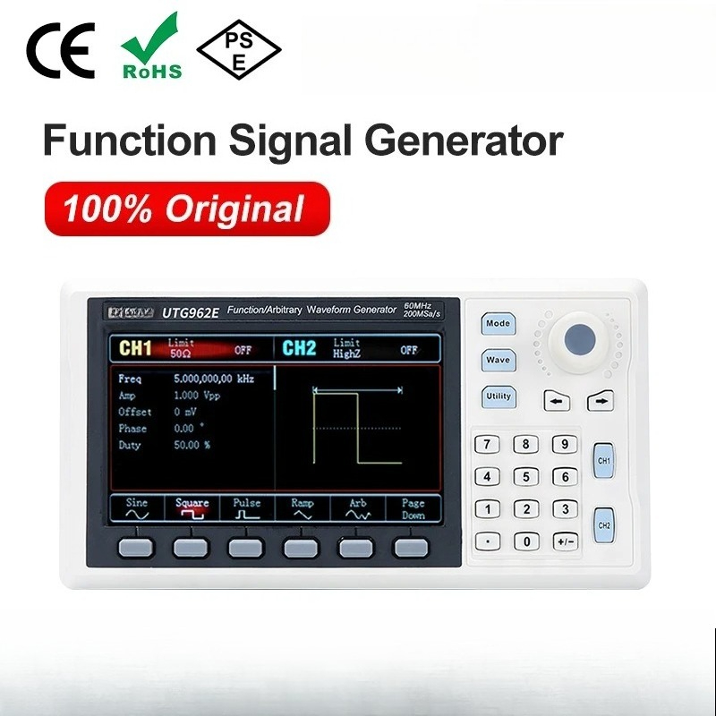 Dual Channel Arbitrary Waveform Function Generator 60Mhz - 기능 신호 발생기 UTG932E UTG962E 30Mhz