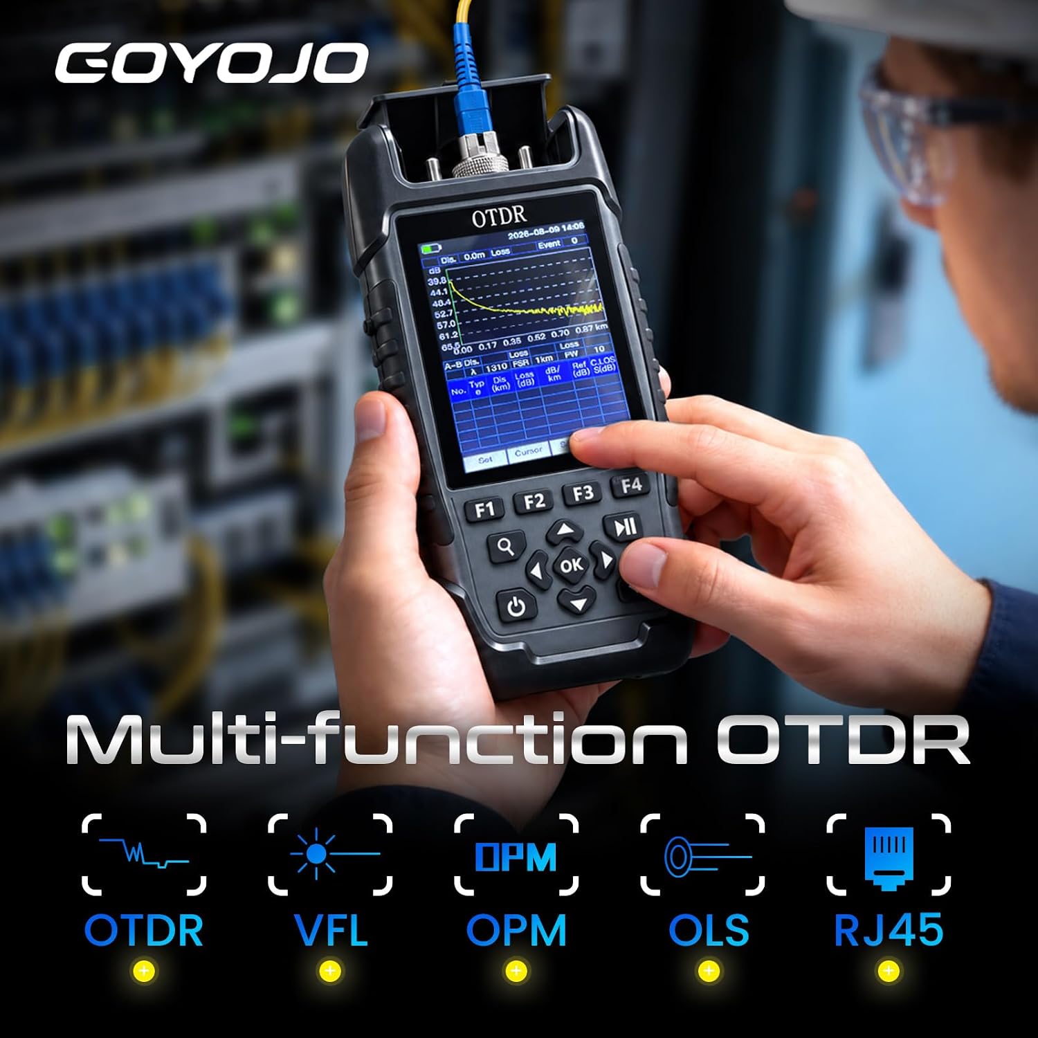 Optical Time Domain Reflectometer Otdr 1310 1550Nm - OTDR(광 시간 영역 반사계) 1310/1550nm, 5m-64km