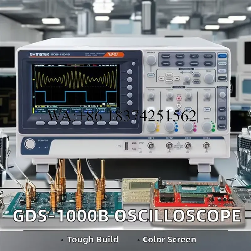 Digital Storage Oscilloscope 4 Channel 100Mhz - GDS-1104B 4채널 100MHz 디지털 저장 오실로스코프용