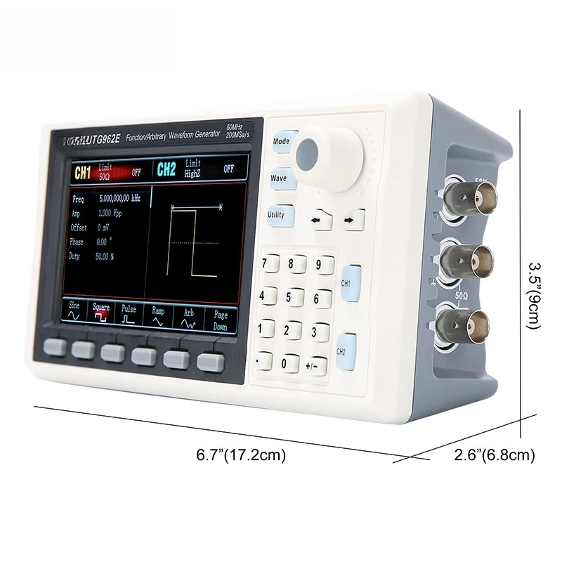 기능 신호 발생기 UTG932E UTG962E 30Mh - Dual Channel Arbitrary Waveform Function Generator 60Mhz 리뷰 및 가격