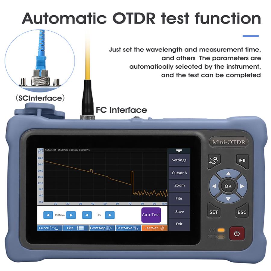4.3인치 터치스크린 미니 OTDR(1310/1550n - Optical Time Domain Reflectometer Otdr 1310 1550Nm 리뷰 및 가격