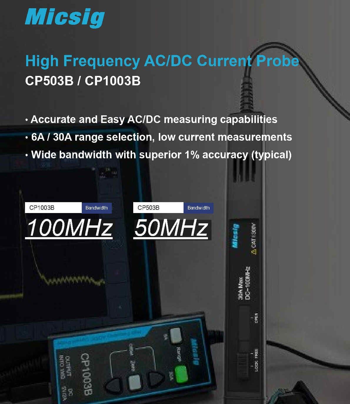 고주파 AC/DC 전류 프로브 CP503B, CP100 - Current Probe Ac Dc 50Mhz Oscilloscope 리뷰 및 가격