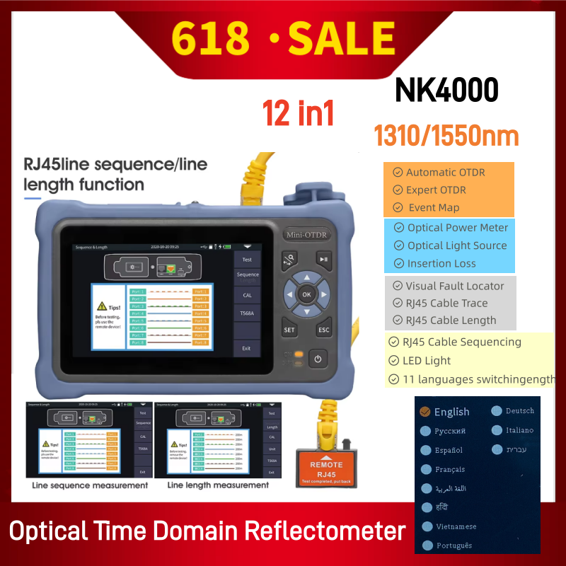 미니 OTDR 1310/1550nm 26/24dB 12 - Optical Time Domain Reflectometer Otdr 1310 1550Nm 리뷰 및 가격