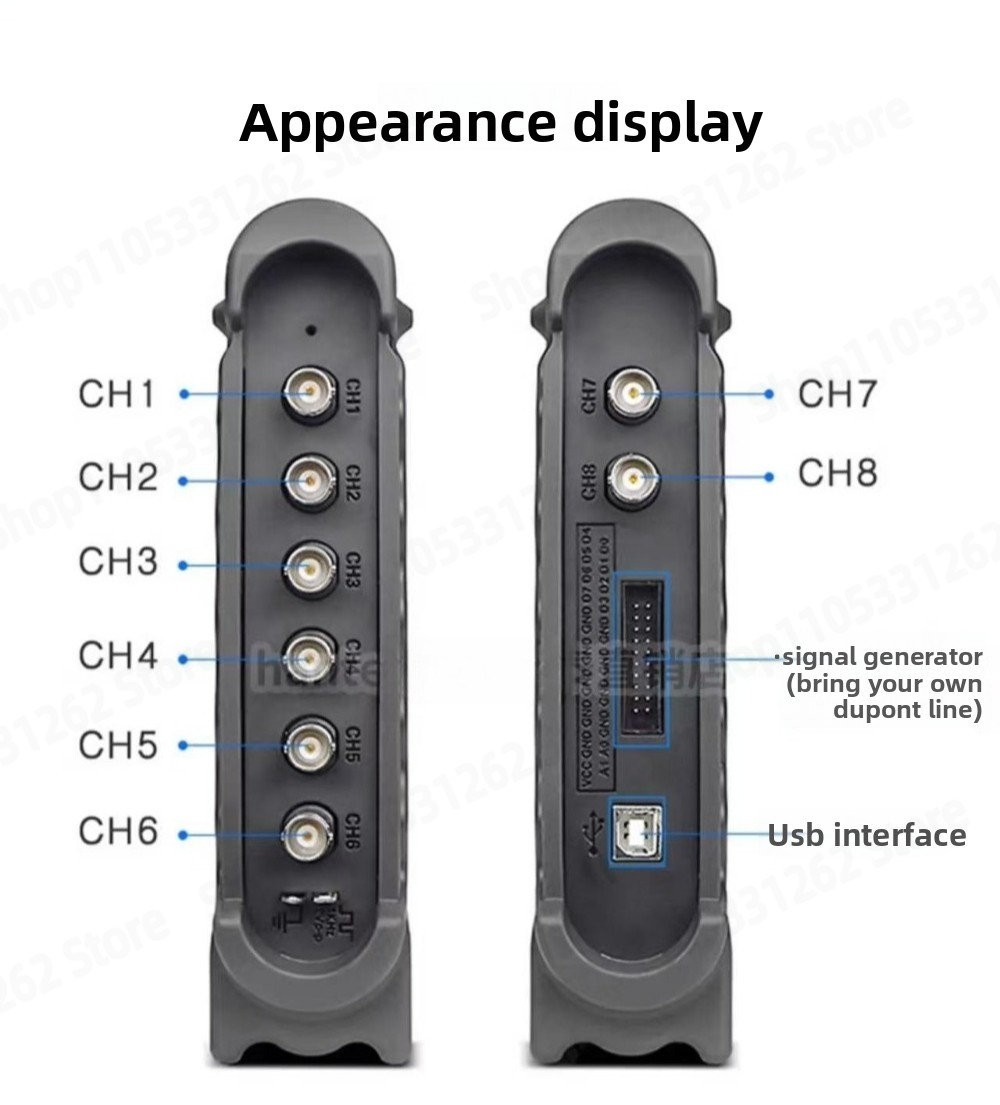 1008C 자동차 진단용 오실로스코프, 8채널 USB  - Automotive Diagnostic Oscilloscope 8 Channel 리뷰 및 가격